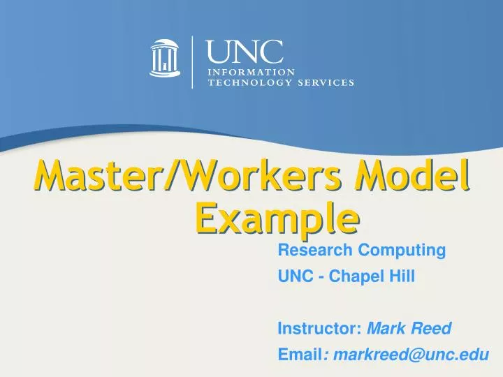 master workers model example