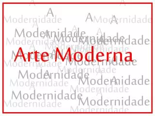 arte moderna