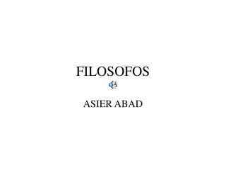 filosofos