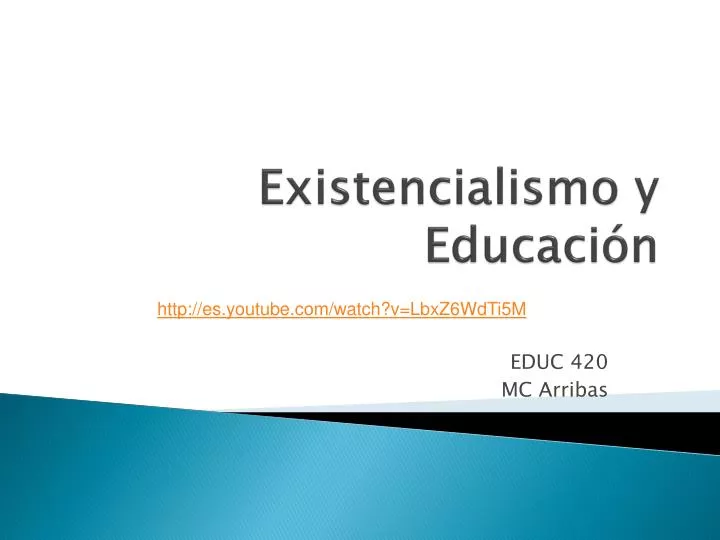 existencialismo y educaci n