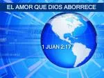 EL AMOR QUE DIOS ABORRECE - slide 1