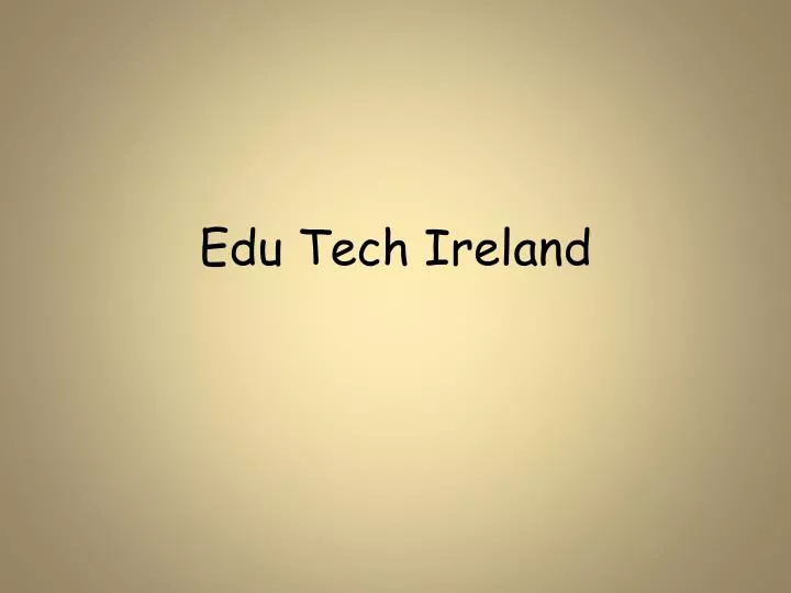 edu tech ireland