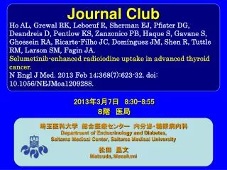 Journal Club