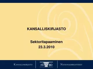 kansalliskirjasto