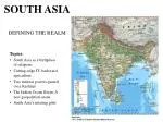 SOUTH ASIA - slide 1