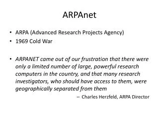 ARPAnet