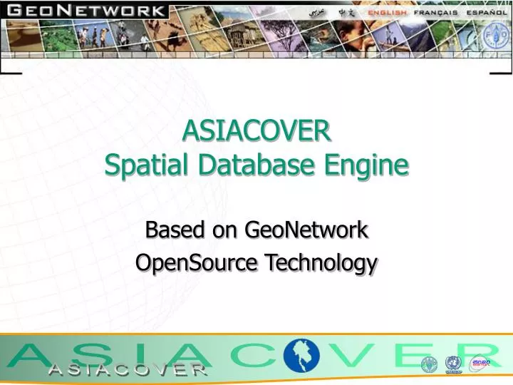 asiacover spatial database engine