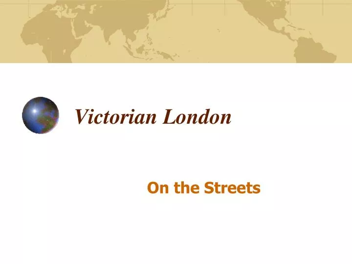 victorian london