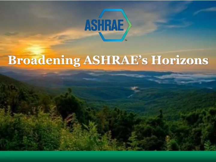 broadening ashrae s horizons
