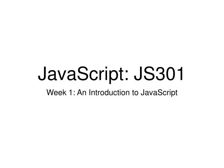 javascript js301