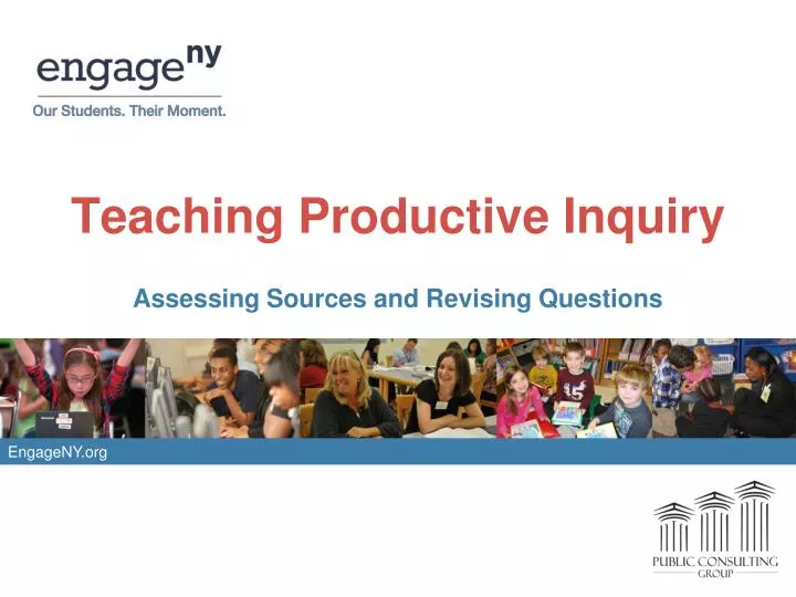 teaching productive inquiry