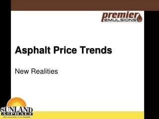 Asphalt Price Trends