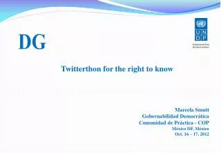 Twitterthon for the right to know