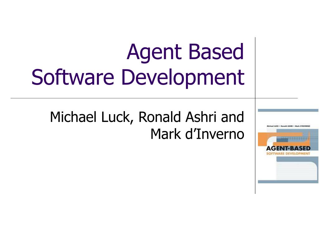 PPT - Agent Based Software Development PowerPoint Presentation, free ...