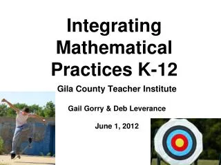 Integrating Mathematical Practices K-12