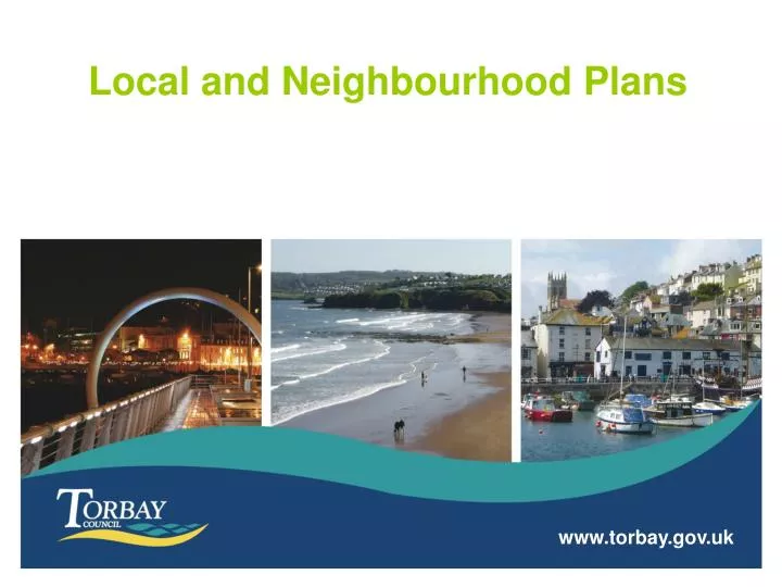 local and neighbourhood plans