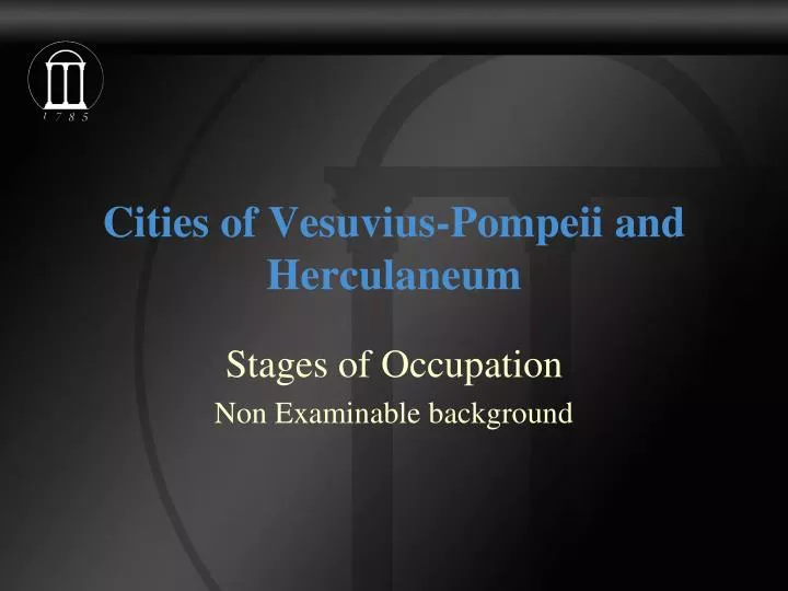 cities of vesuvius pompeii and herculaneum