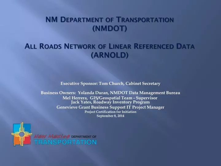 nm department of transportation nmdot all roads network of linear referenced data arnold