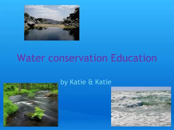 water conservation education