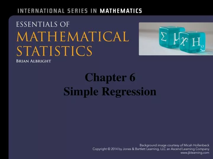 chapter 6 simple regression