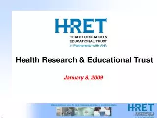 Health Research &amp; Educational Trust