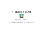 If I Lived on a Ship - slide 1