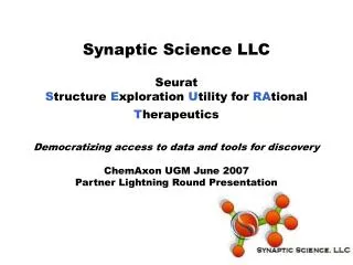 Synaptic Science Company Overview