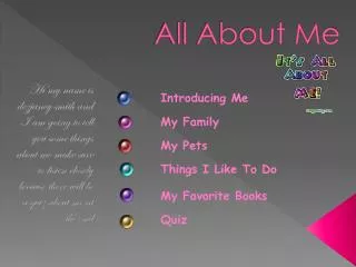 All About Me