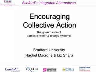 Encouraging Collective Action