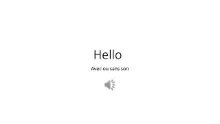 hello