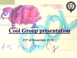 Cool Group presentation