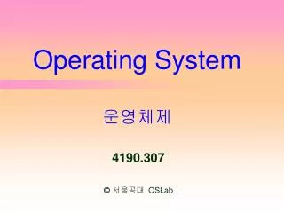Operating System ????