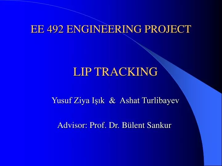 ee 492 engineering project