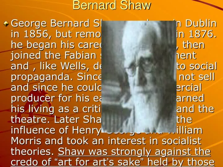 bernard shaw