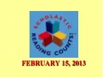 Reading Counts Awards Ceremony Summary - slide 1