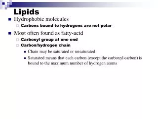 Lipids