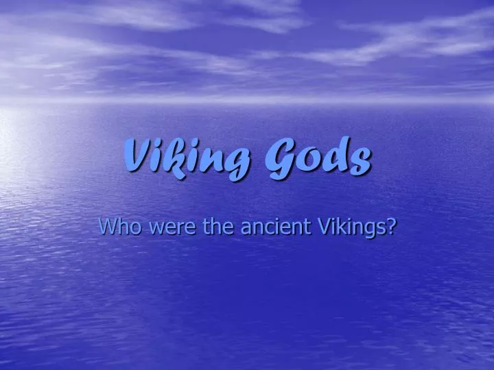 viking gods