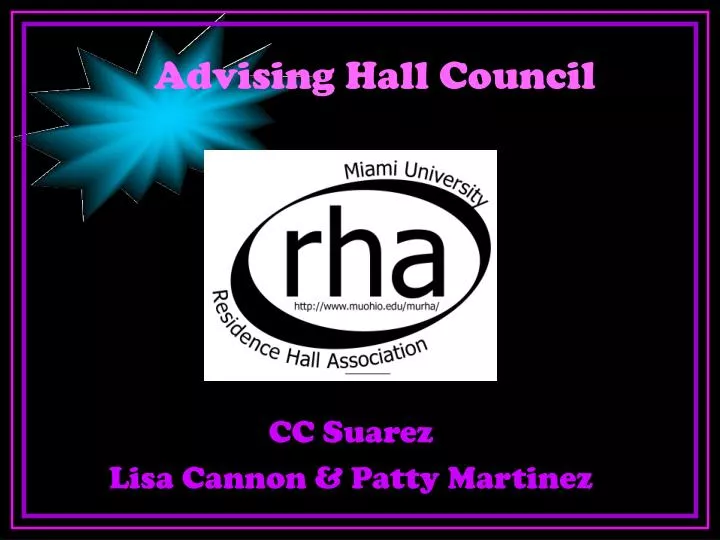 advising hall council