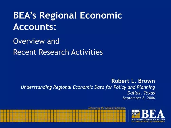 bea s regional economic accounts