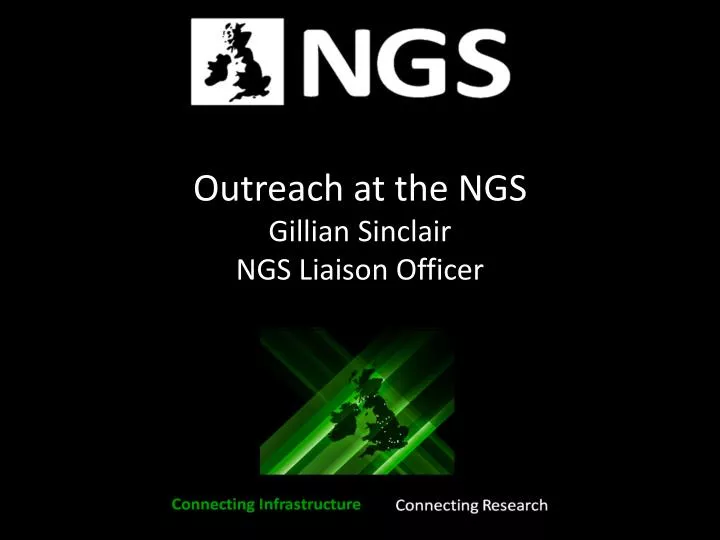 outreach at the ngs gillian sinclair ngs liaison officer