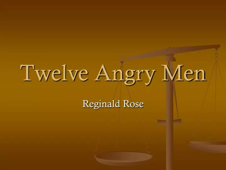 twelve angry men
