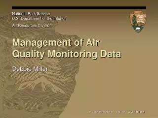 Management of Air Quality Monitoring Data