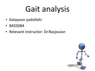 Gait analysis