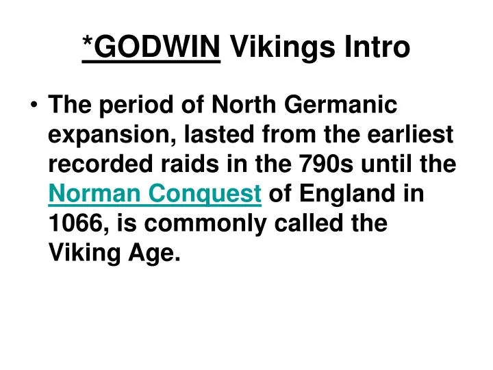 godwin vikings intro