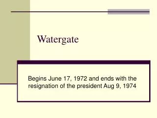 Watergate