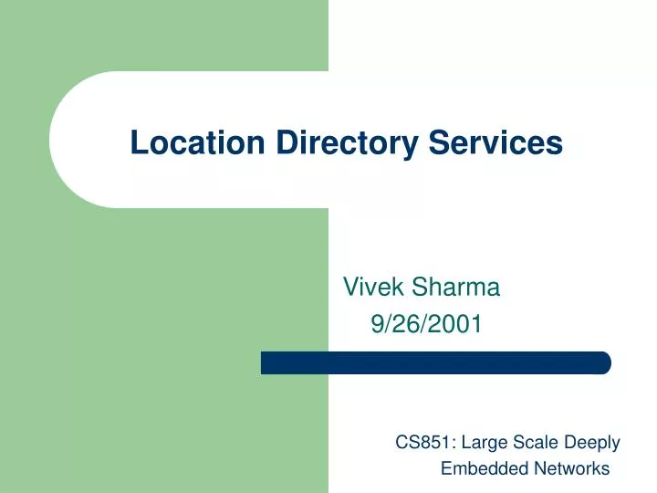 location directory services