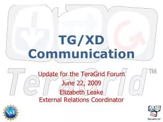 TG/XD Communication