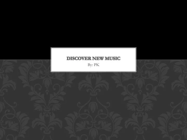discover new music