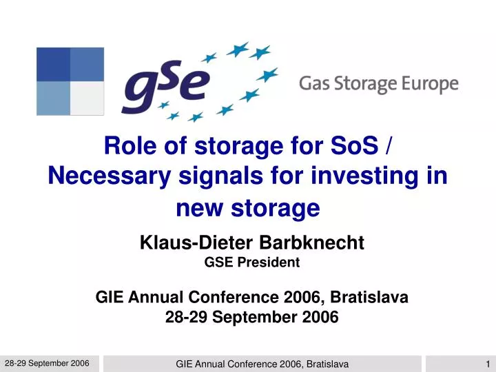 role of storage for sos necessary signals for investing in new storage