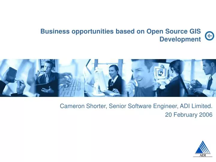 business opportunities based on open source gis development